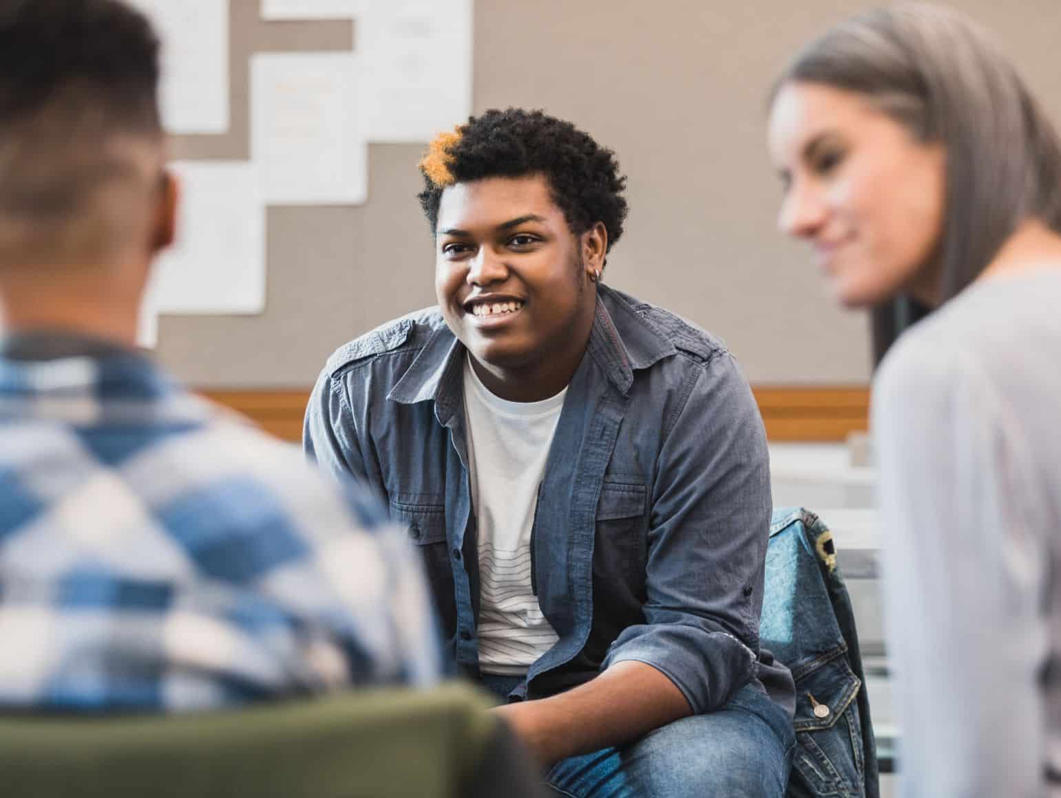 restorative justice group with YAC